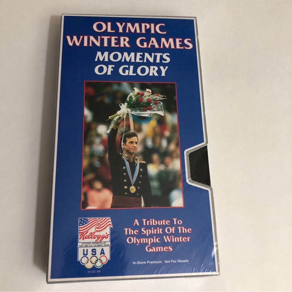 Vintage Kellogg's Olympic Winter Games Moments of Glory VHS Tape 1991 Sealed New